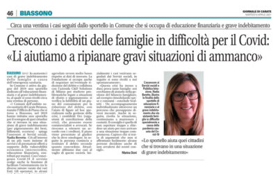 Crescono i debiti delle famiglie per il Covid 19 – la risposta dei Comuni dell’ambito socio sanitario di Carate Brianza